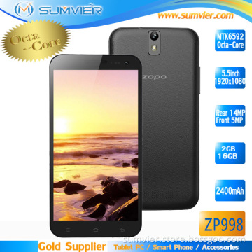5.5" Full HD 1920X1080p Front 5.0m Camera Back 14.0MP HD Camera Phone (ZP998)